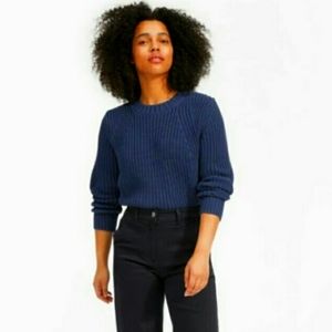 Everlane textured cotton crew sweater
